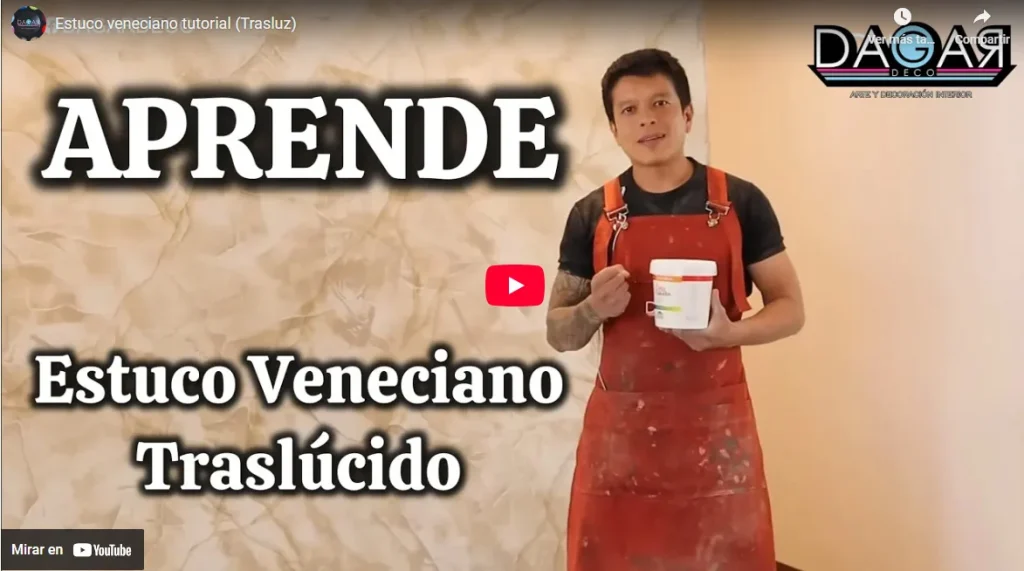 Video sobre Estuco Veneciano