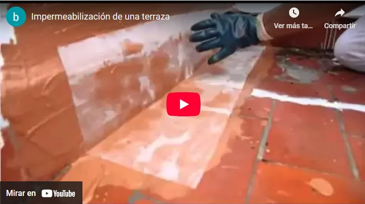 Video sobre impermeabilización de terraza